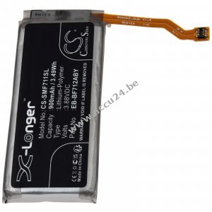 Batterij past op smartphone Samsung Galaxy Z Flip 3 SM-F711 type EB-BF712ABY