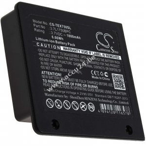 Batterij geschikt voor rekenmachine Texas Instruments TI-Planet, type 3.7L1750BPC