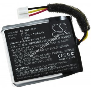 Batterij geschikt voor Blue tooth speakers Sony SRS-XB10, SRS-XB12, type SF-08 en andere.