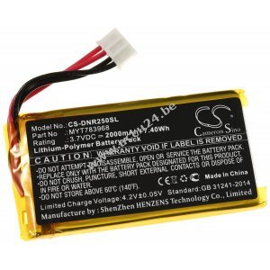 Batterij voor satelliettelefoon DeLorme InReach SE / InReach Explorer / Type MYT783968