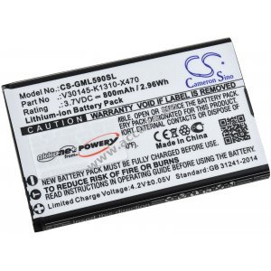 Batterij geschikt voor mobiele telefoon Gigaset GL590, type V30145-K1310-X470