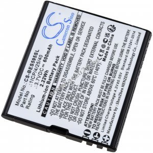 Batterij past op mobiele telefoon Beafon SL495 SL595 Plus Type 1ICP/4/25/40