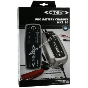 CTEK MXS 10 Batterijlader, volautomatisch, bijv. voor auto, caravan, boot 12V 10A EU