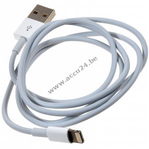 Apple MD818ZM/A Lightning-naar-USB-oplaadkabel voor iPhone 5 1m