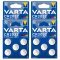 20x VARTA CR2032 DL2032 ECR2032 Lithium knoopcellen - 4x blisterverpakking van 5 voor horloges, autosleutels