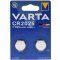 Varta lithium knoopcel CR2025 DL2025 blisterverpakking van 2