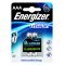 Lithiumbatterij Energizer L92 / Micro / AAA / FR03 blisterverpakking van 2