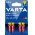 Varta Batterijen AAA LR03 Alkaline Micro Longlife Max Power 1,5V Blisterverpakking van 4