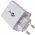 goobay 28W USB-A QC dual snellader - 2 poorten, Quick Charge 3.0, compact wit