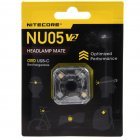 Nitecore NU05 V2 Mini LED signaallamp, buitenlamp, hoofdlamp, USB-C